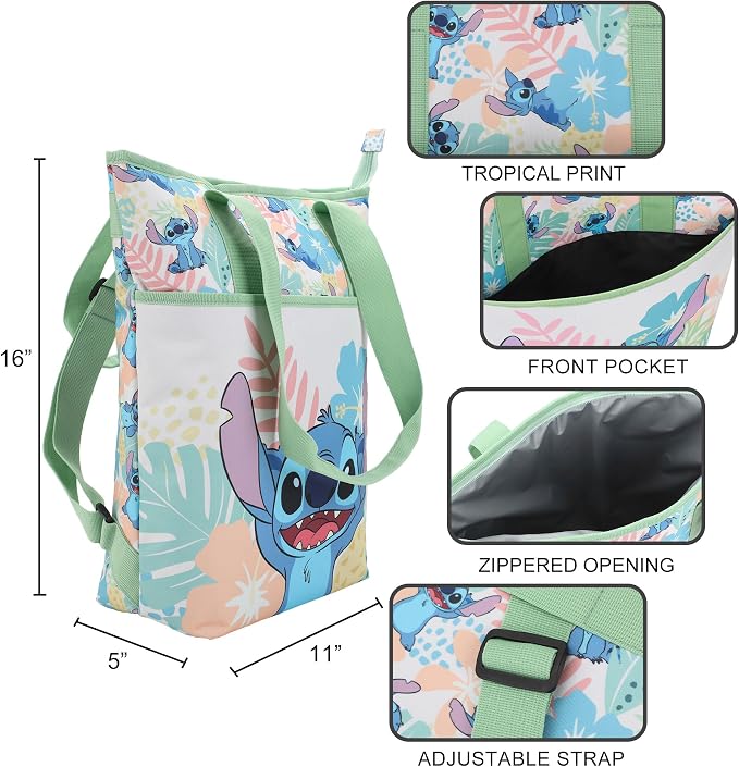Lilo & Stitch Tropical Fruits and Flowers 16-inch Cooler Bag
