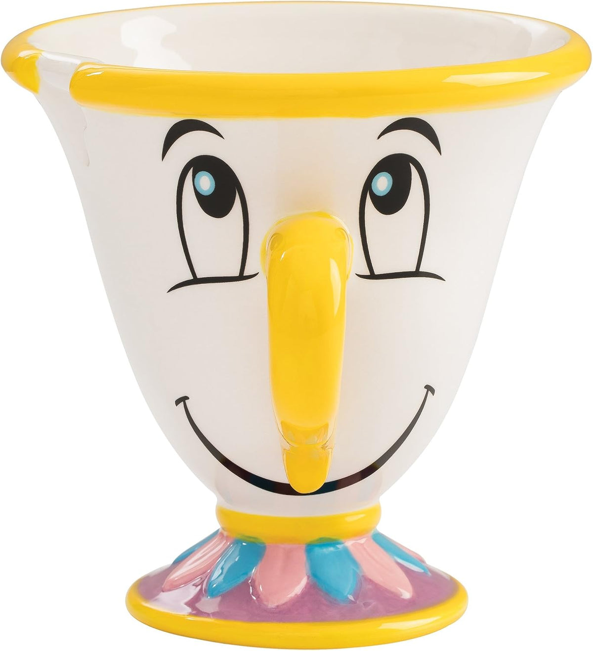 Vandor Disney Beauty and The Beast Chip Replica Sculpted Ceramic Tea Cup, 8 Ounce-zoom-1