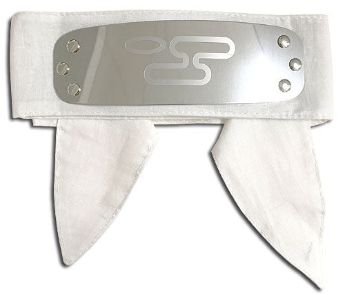 Naruto Shippuden Hidden Cloud Village Metal Plate White Headband-1