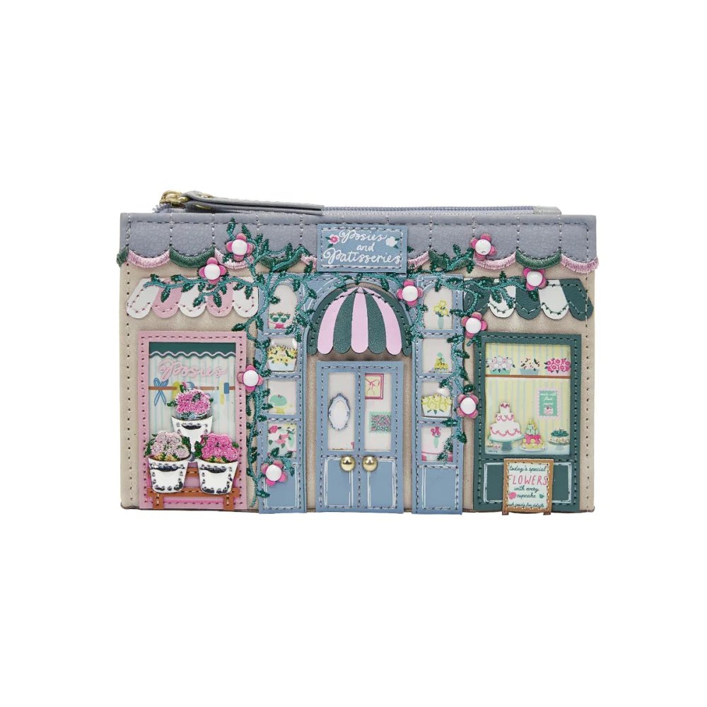 Vendula London Posies and Patisseries Compact Folding Wallet-2