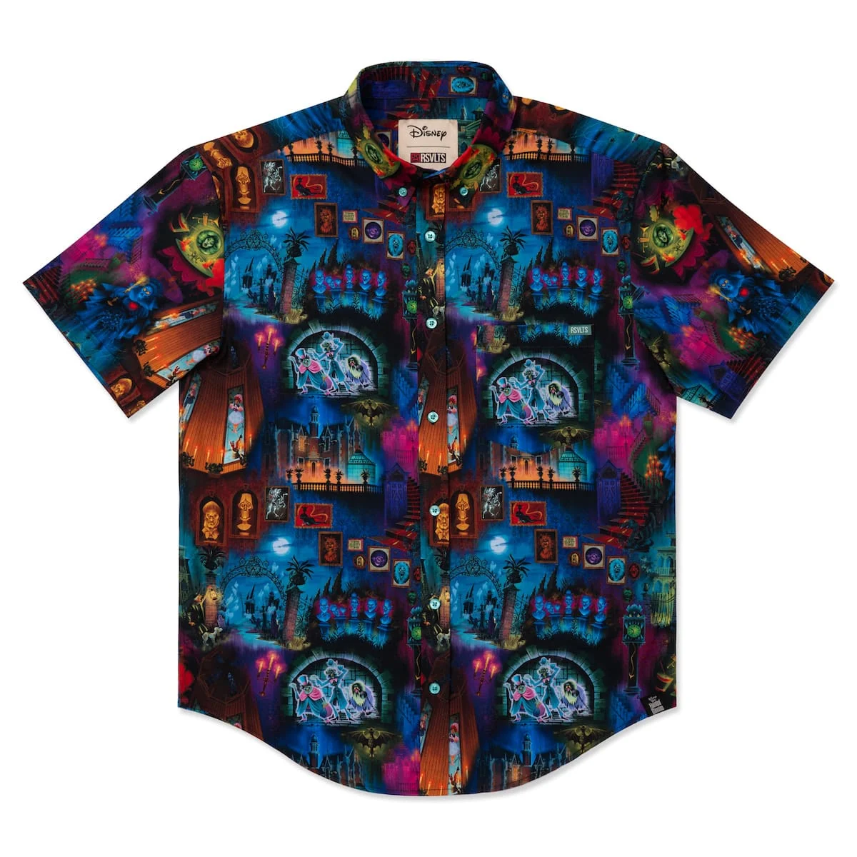 RSVLTS Disney's Haunted Mansion "999 Happy Haunts" – KUNUFLEX Short Sleeve Shirt-7
