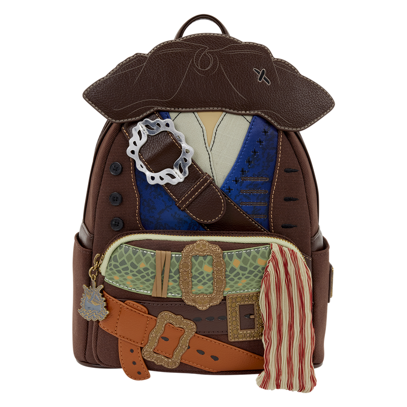 Loungefly Pirates of the Caribbean Jack Sparrow Cosplay Mini Backpack-zoom-1
