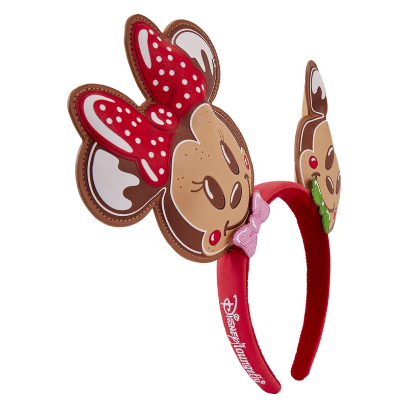 Loungefly Disney Mickey and Friends Gingerbread Cookie Allover Print Ear Holder Mini Backpack-7