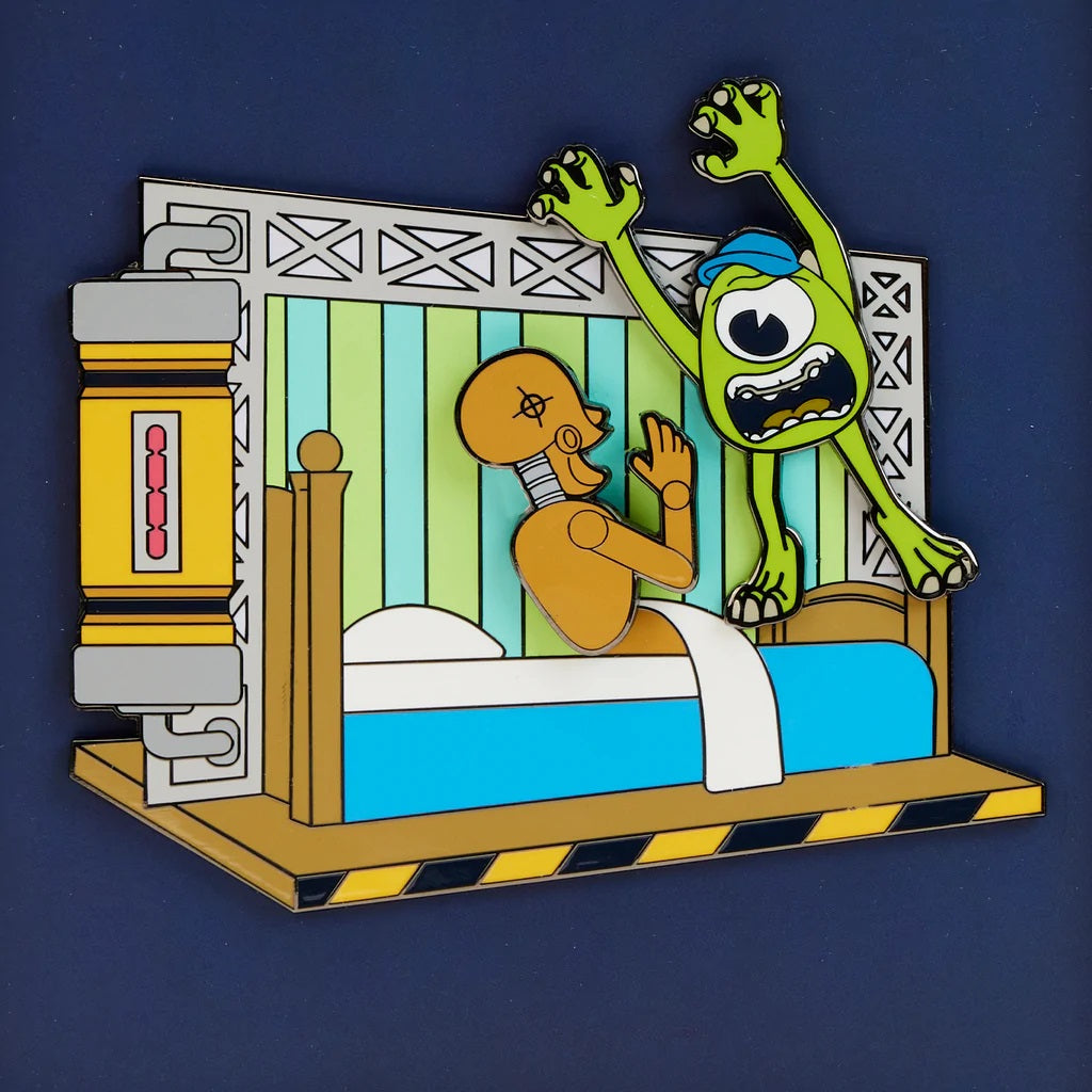 Loungefly 3'' Collector Box Pin Monsters University Scare Games-zoom-3