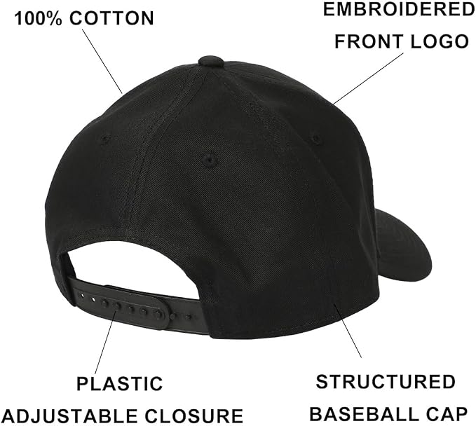 Dungeons & Dragons Embroidered Logo Black Traditional Adjustable Hat-zoom-2