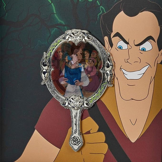 Loungefly Disney Beauty and the Beast Mirror 3" Collector Box Pin-2