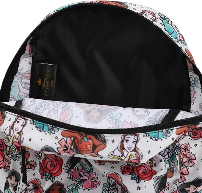 Disney Princesses All Over Print Nylon Mini Backpack-5
