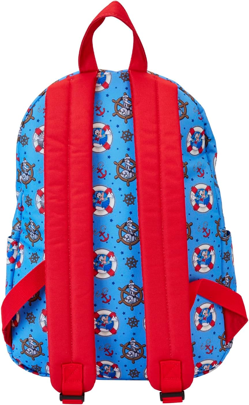 Loungefly Disney Donald Duck 90th Anniversary Nylon Backpack-5