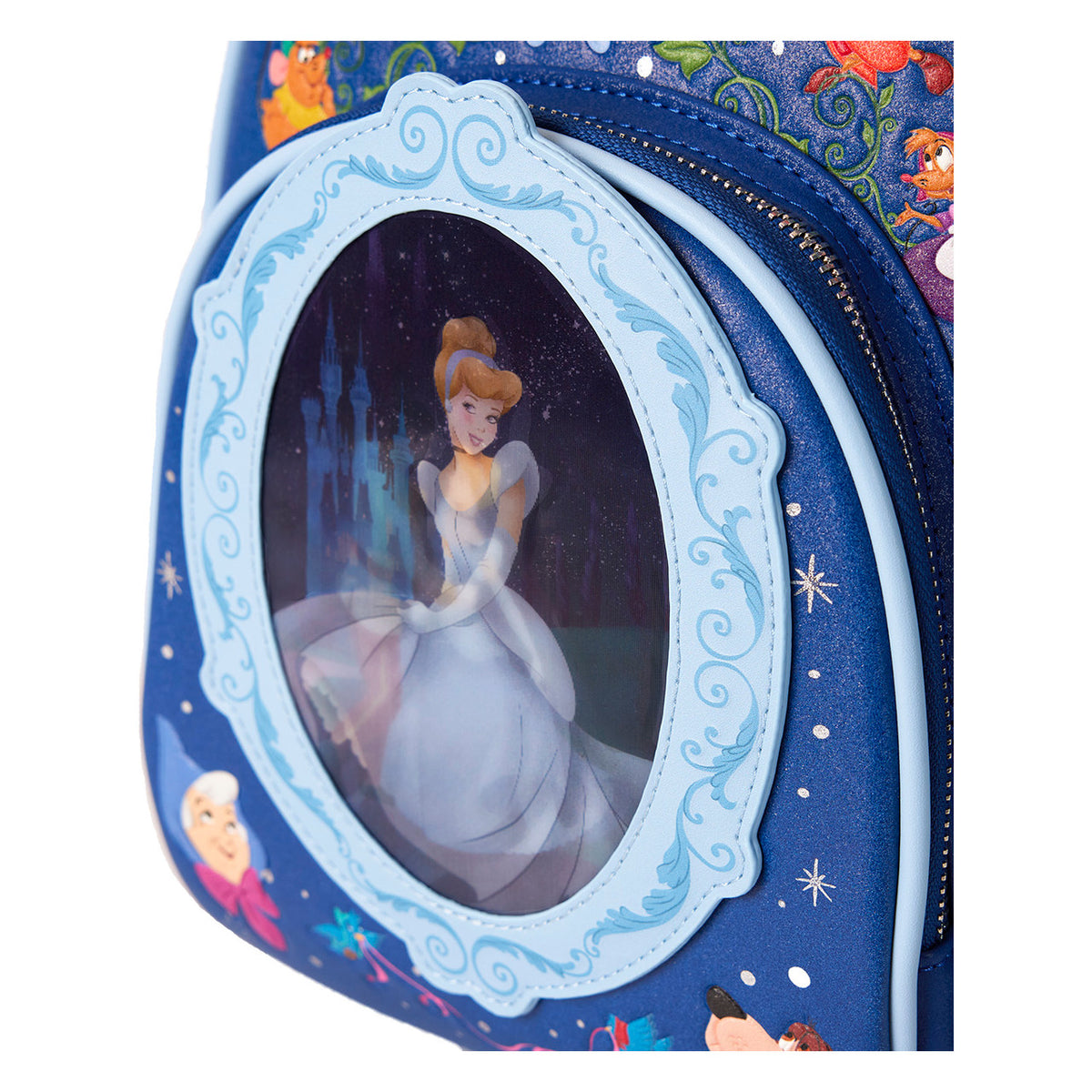 Loungefly Disney Cinderella 75th Anniversary Royal Ball Lenticular Mini Backpack-5
