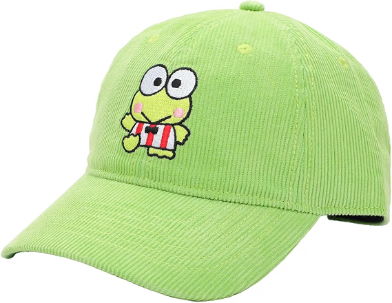 Sanrio Keroppi Green Corduroy Hat-zoom-4