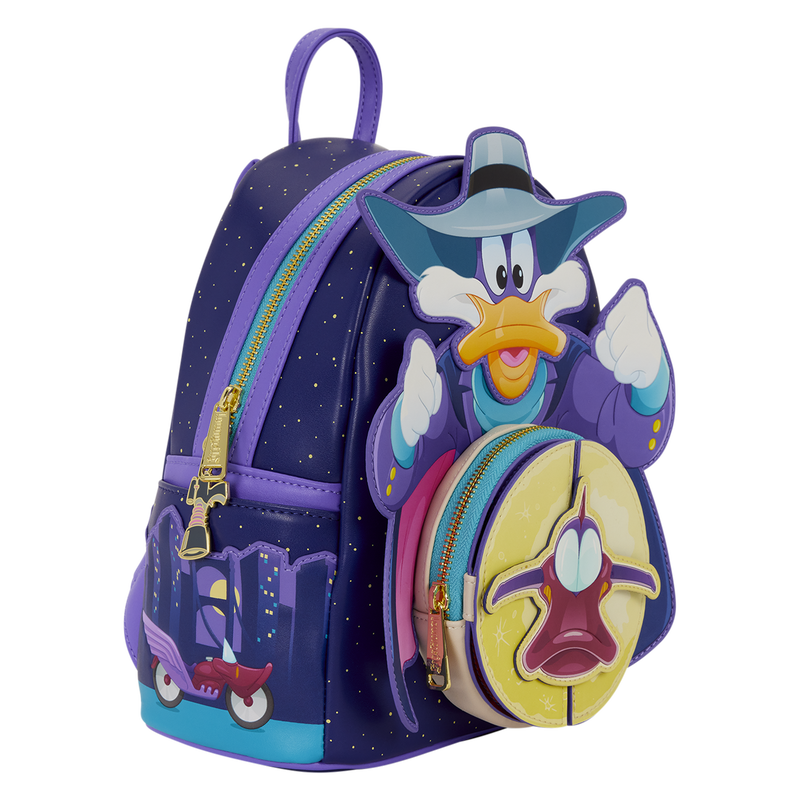 Loungefly Darkwing Duck Glow Mini Backpack-zoom-6