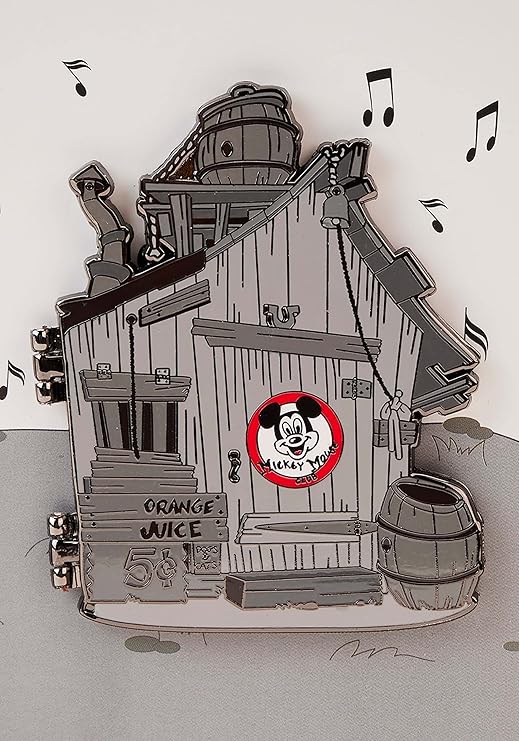 Loungefly Disney 100th Anniversary Mickey Clubhouse 3" Collector Pin-zoom-3