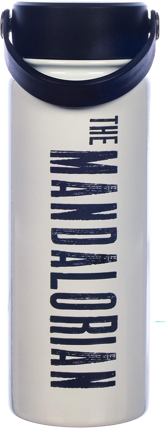 Heroes & Villains Star Wars The Mandalorian 17 oz. UV Stainless Steel Water Bottle