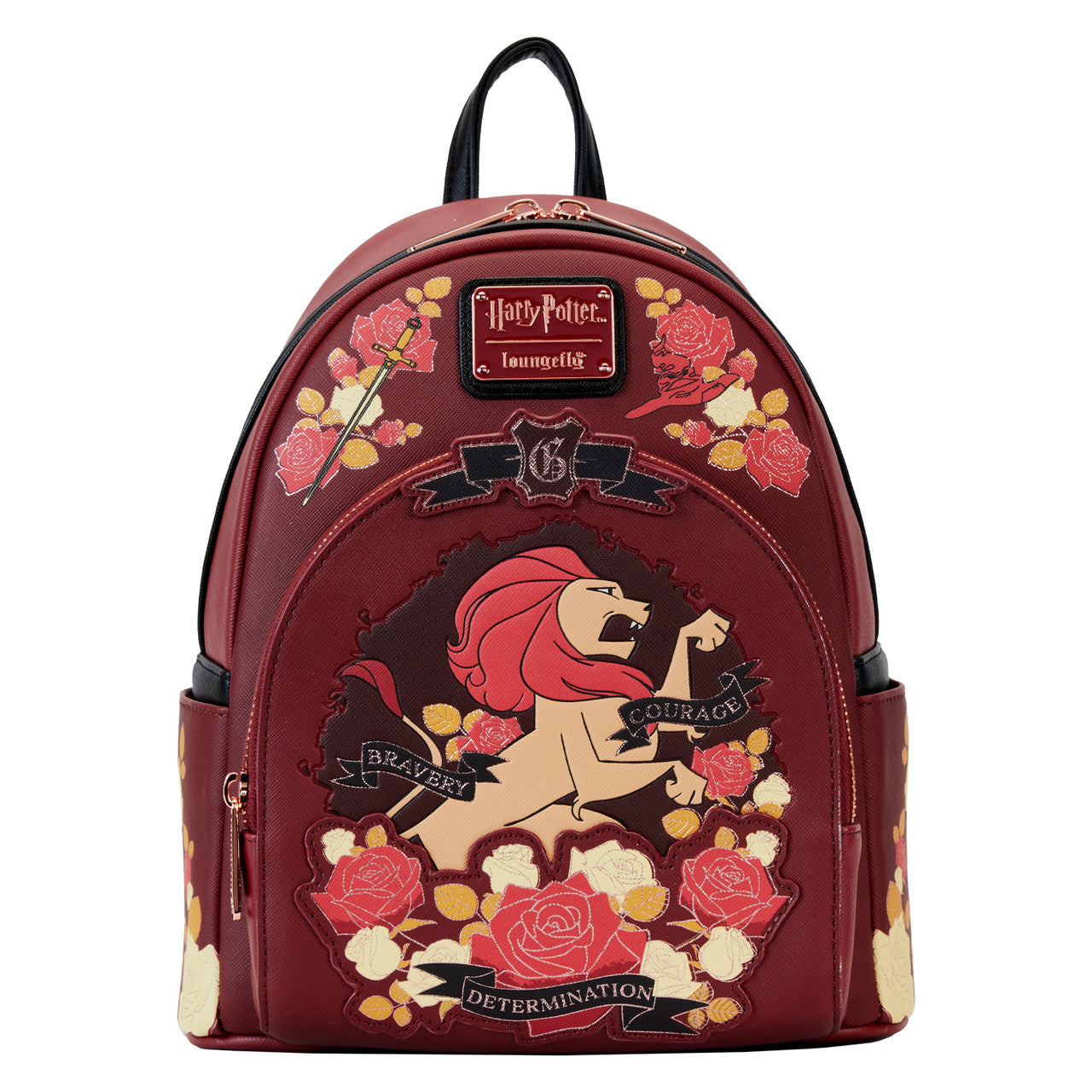 Loungefly Warner Brothers Harry Potter Gryffindor House Tattoo Mini Backpack-zoom-1