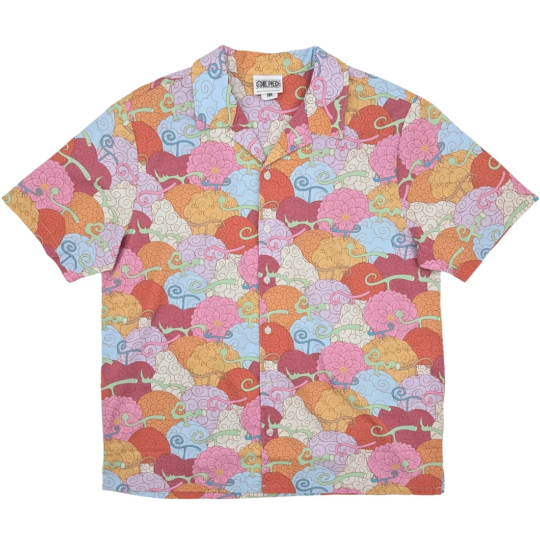 One Piece Devil Fruit Camp Collar Button Up-zoom-2