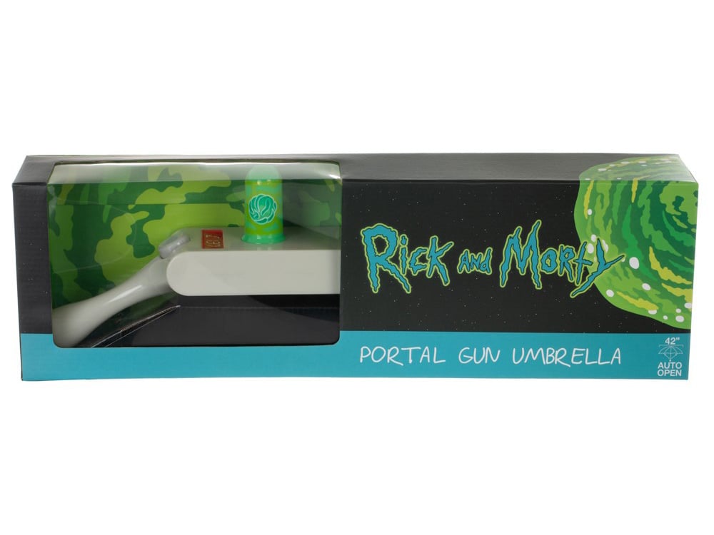 Rick and Morty Portal Gun Umbrella