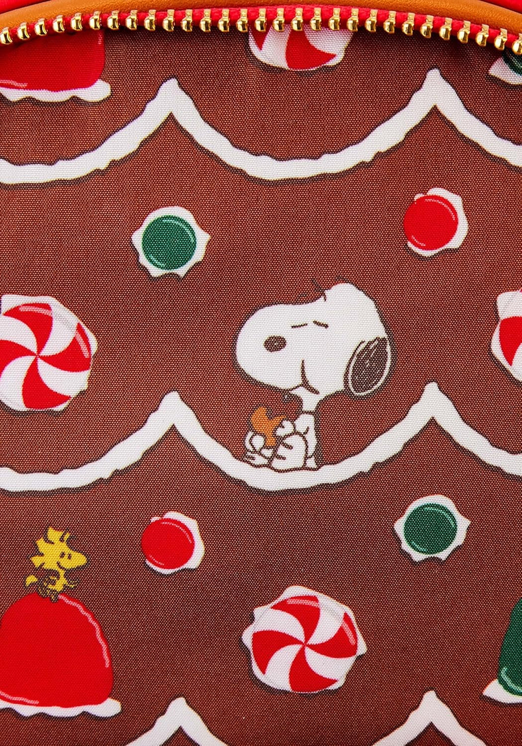 Loungefly Peanuts Snoopy Gingerbread House Mini Backpack