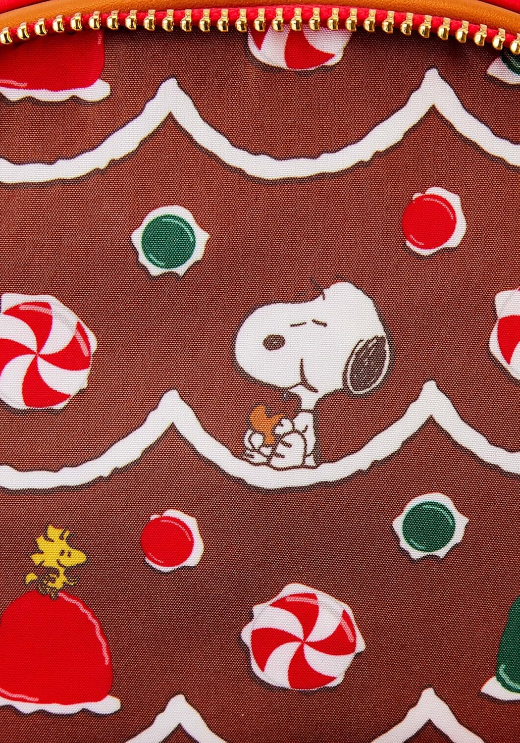 Loungefly Peanuts Snoopy Gingerbread House Mini Backpack