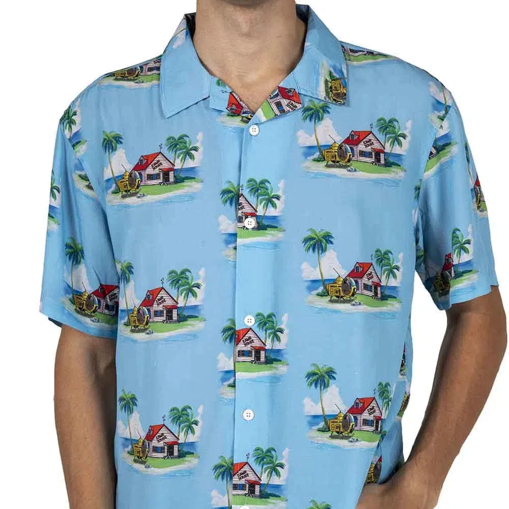 Dragon Ball Z - Kame House Button Up Shirt - Bioworld
