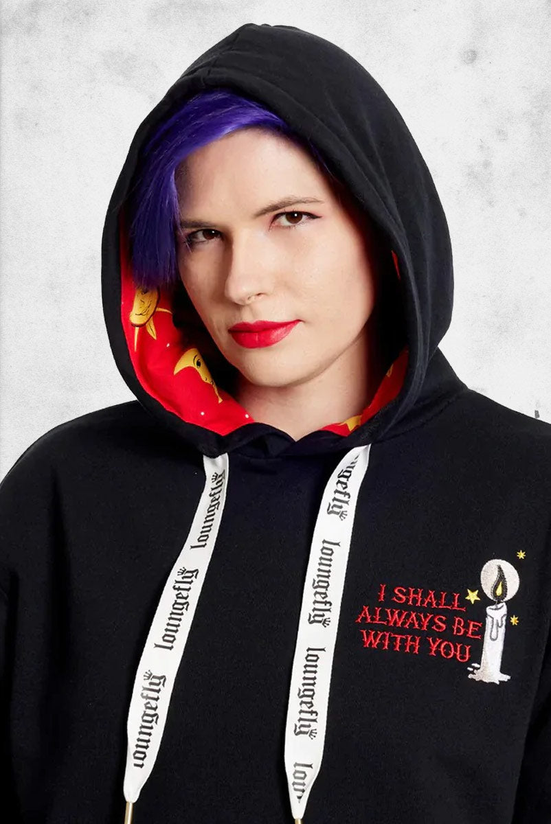Loungefly Disney Halloween Hocus Pocus Thackery Binx I shall always be with you Unisex Hoodie-zoom-6