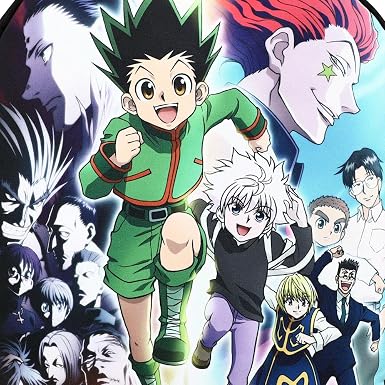 Hunter x Hunter Anime Cartoon Graphic Print Backpack with Laptop Pocket-5