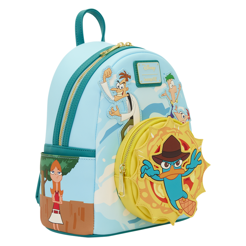 Loungefly Phineas & Ferb Light-Up Mini Backpack-zoom-6
