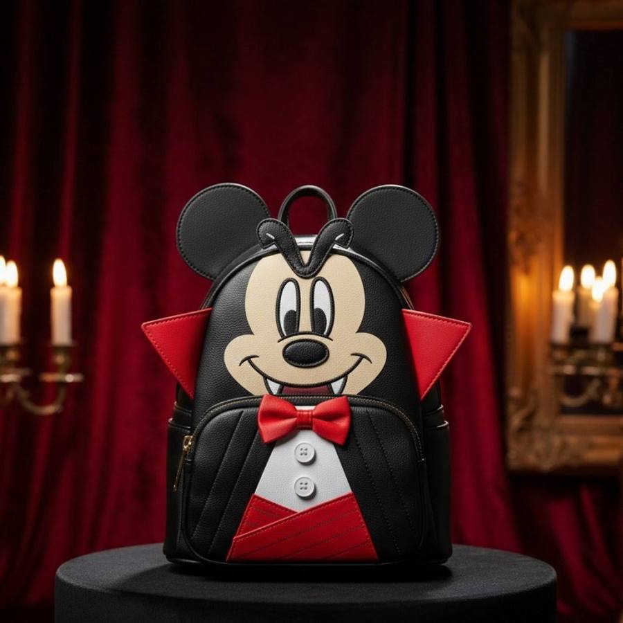 Loungefly Exclusive Disney Mickey Mouse Vampire Cosplay Mini Backpack