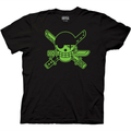 One Piece Neon Zoro Pirate Symbol T-Shirt