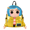 Loungefly Coraline 15th Anniversary Laika Doll Metallic Cosplay Mini Backpack