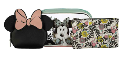 Disney Minnie Mouse 3-Piece Travel Cosmetic Toiletry Set-zoom-2