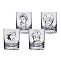 Golden Girls Sitcom Pop Icons Highball Wine Glass Set