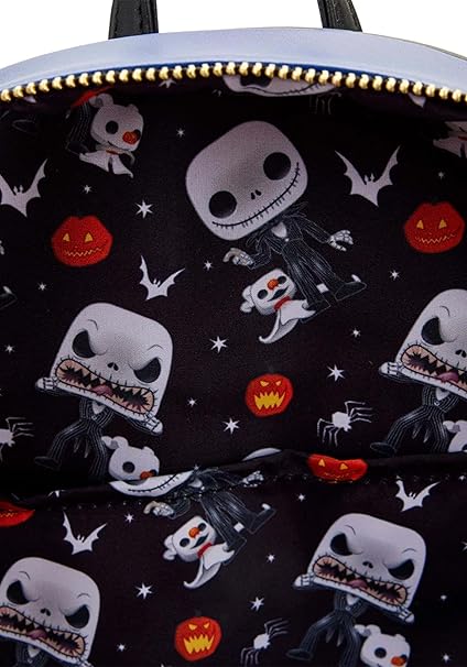 Loungefly Disney Nightmare Before Christmas Jack Skellington House Mini Backpack-zoom-6
