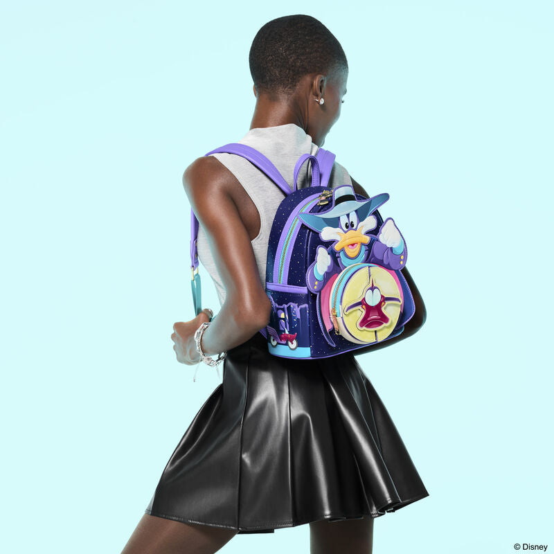 Loungefly Darkwing Duck Glow Mini Backpack-zoom-2