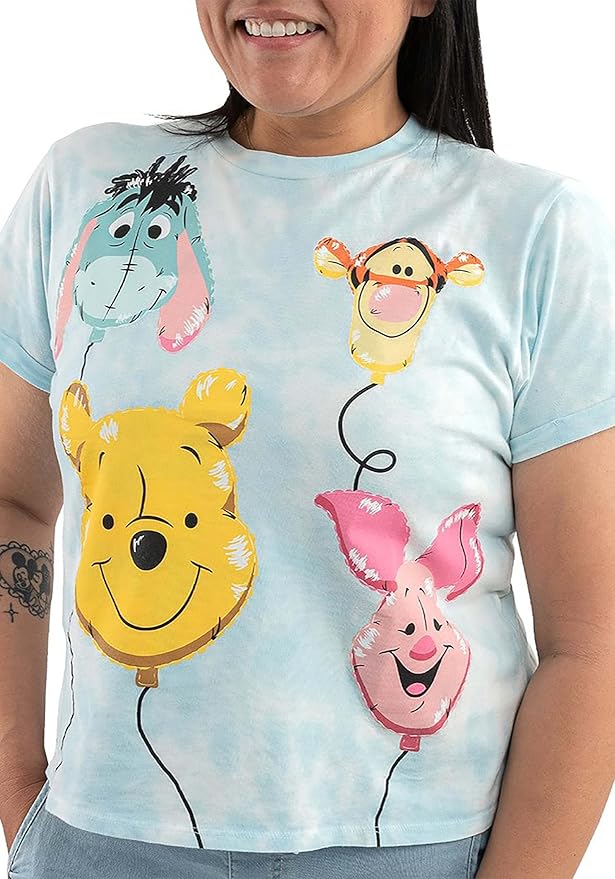 Loungefly Apparel Disney Winnie the Pooh and Friends Balloons t shirt-1