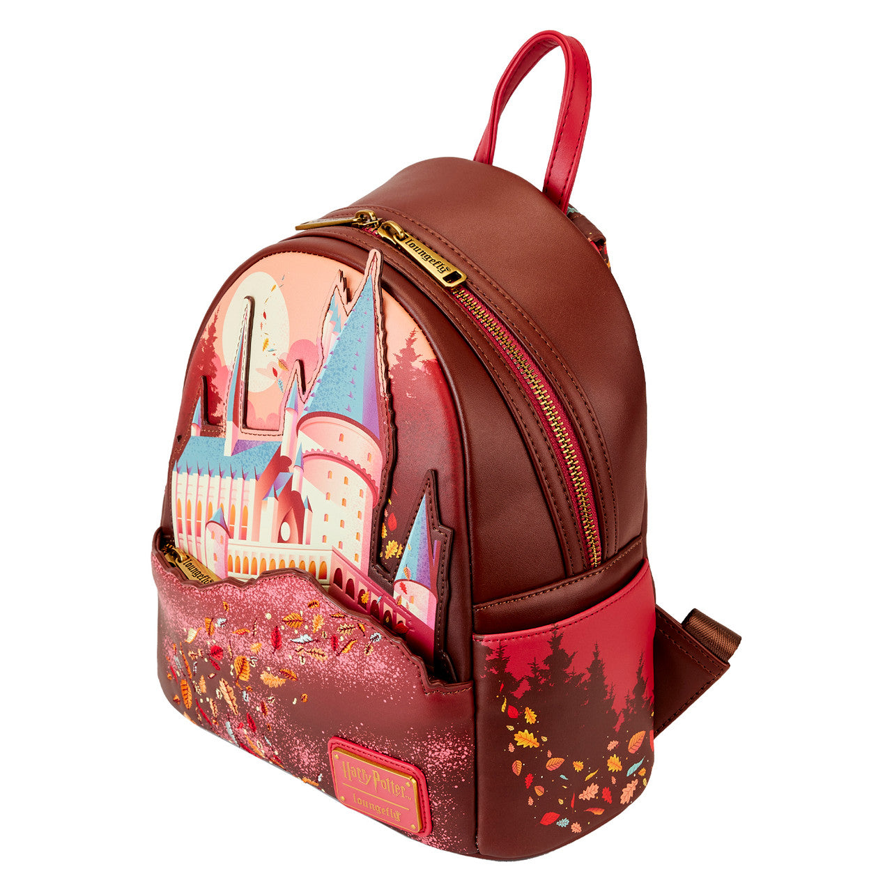 Loungefly Warner Brothers Harry Potter Hogwarts Fall Mini Backpack-zoom-3