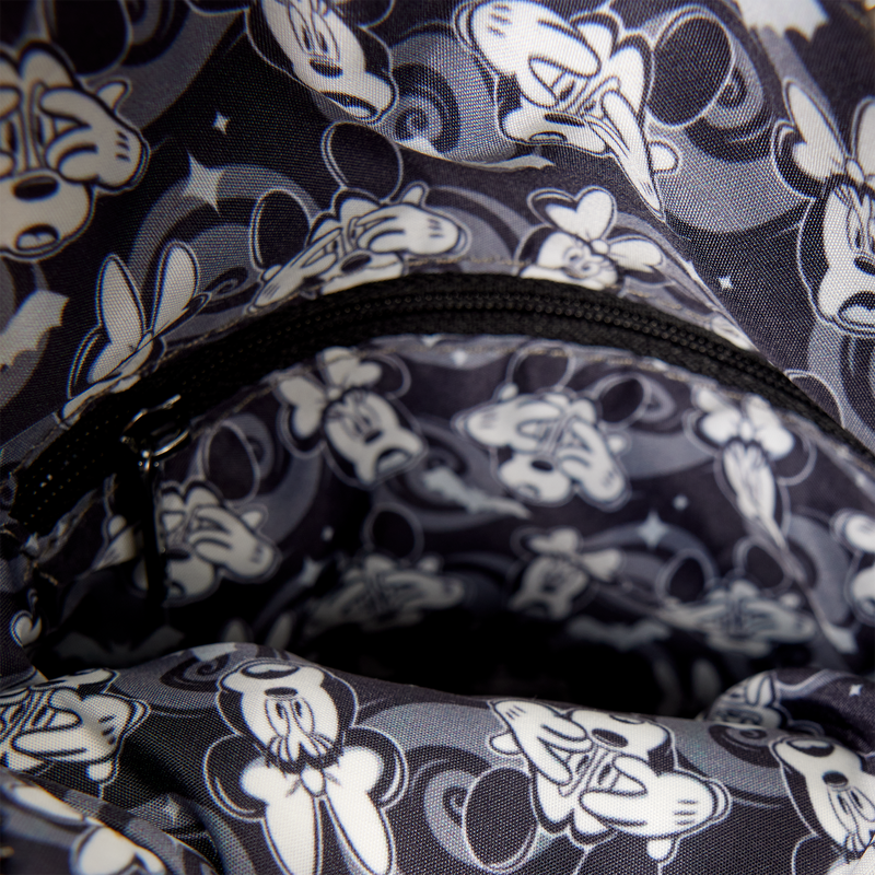 Loungefly Mickey & Minnie Mouse Ghost Glow Figural Crossbody Bag