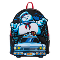 Loungefly Ghostbusters Stay Puff Chasing Ecto 1 Light Up Mini-Backpack