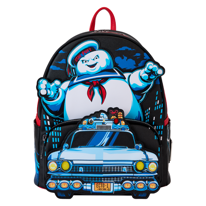 Loungefly Ghostbusters Stay Puff Chasing Ecto 1 Light Up Mini-Backpack