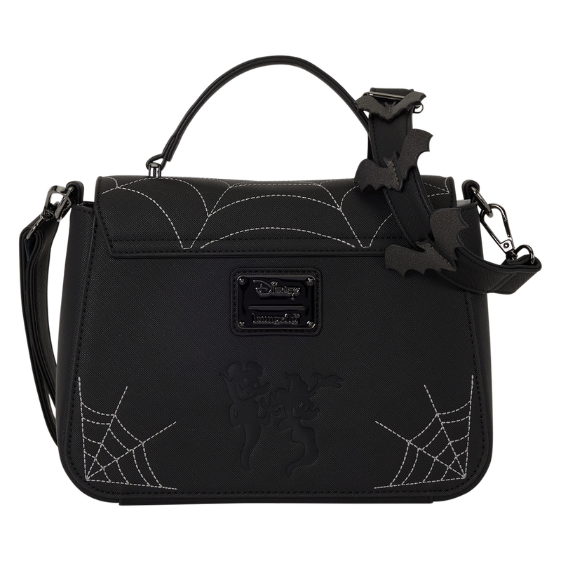 Loungefly Mickey & Minnie Spiderweb & Bats Crossbody Bag-4