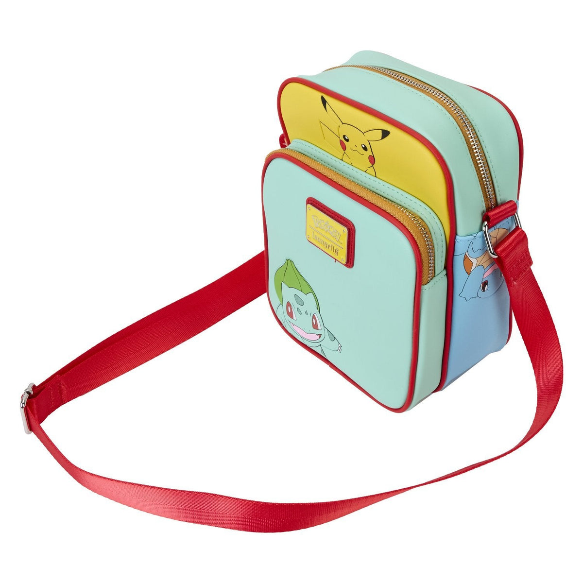 Loungefly Pokemon Color Block Starters Crossbody Bag-4