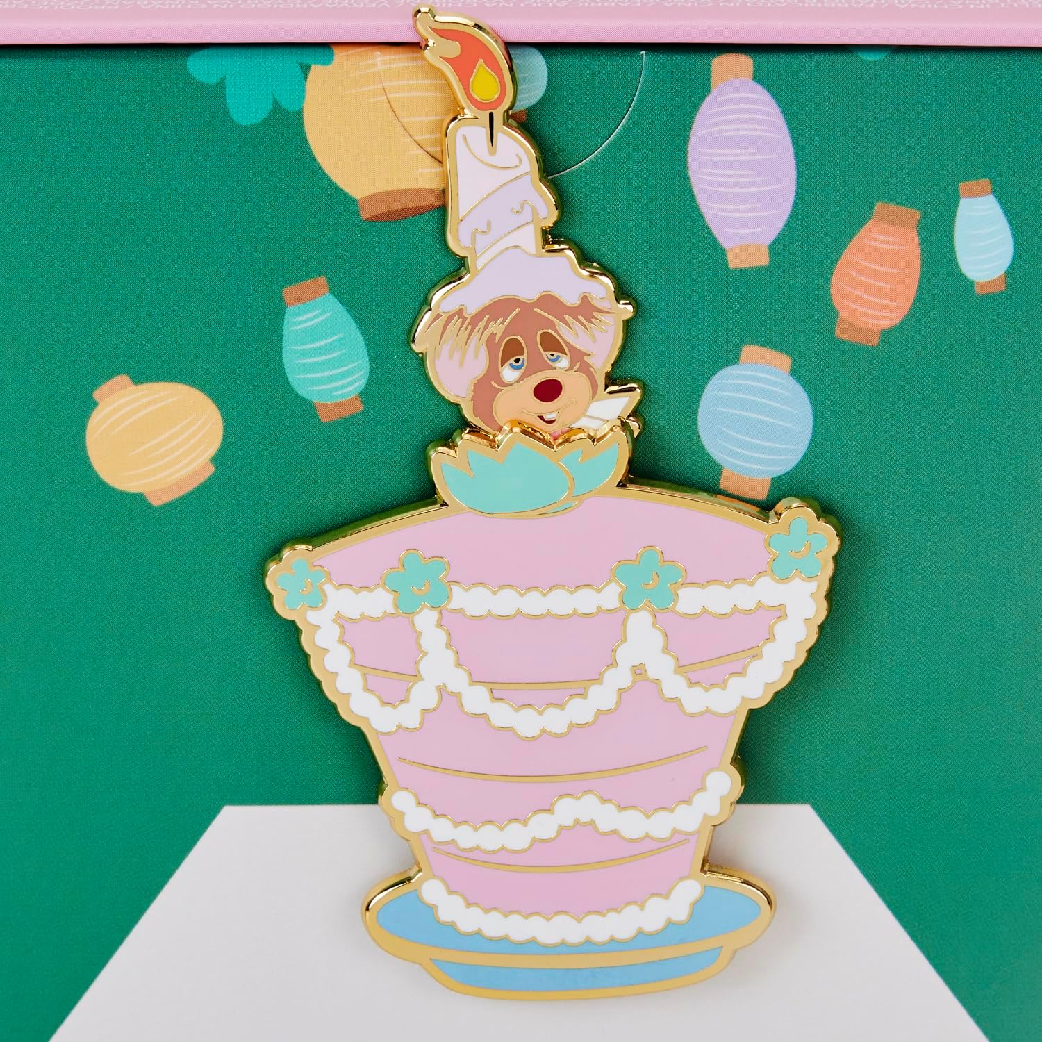 Loungefly Disney Alice in Wonderland Unbirthday Cake Sliding 3" Collector Box PIN