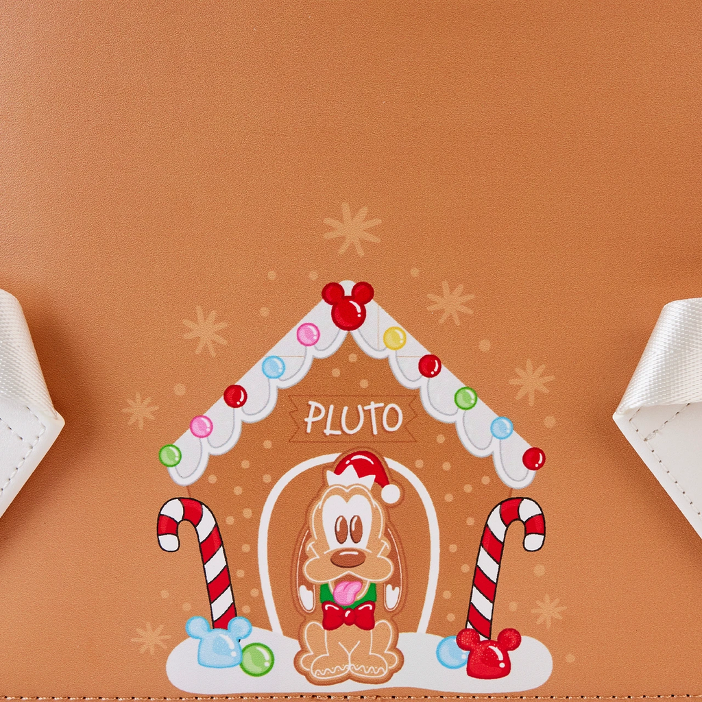 Loungefly Disney Mickey and friends gingerbread house mini backpack