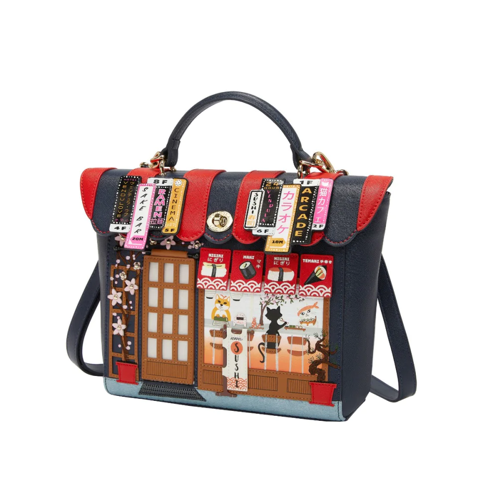 Vendula London Vendula Sushi - Blue Edition Classic Backpack-zoom-4