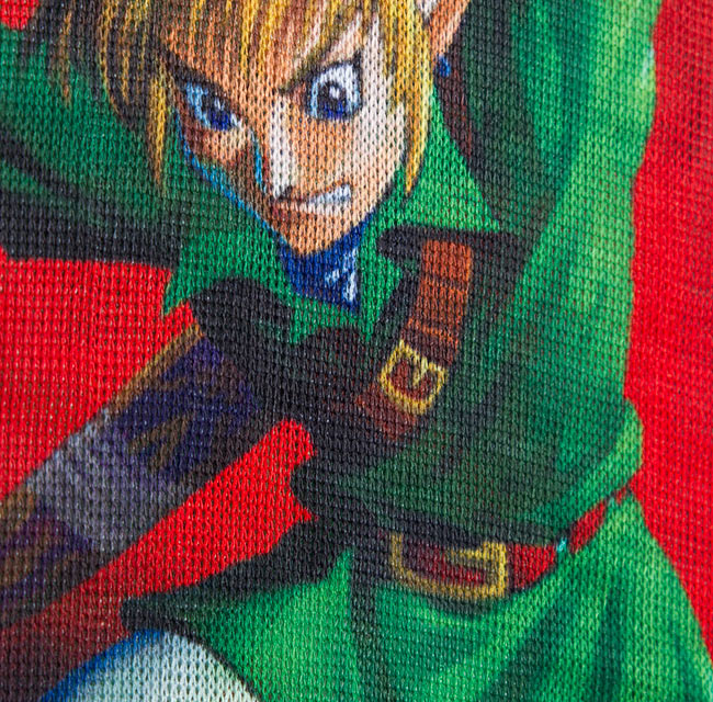 Legend of Zelda Poly Knit Scarf Ocarina of Time 3D Scarf Limited Edition-zoom-3