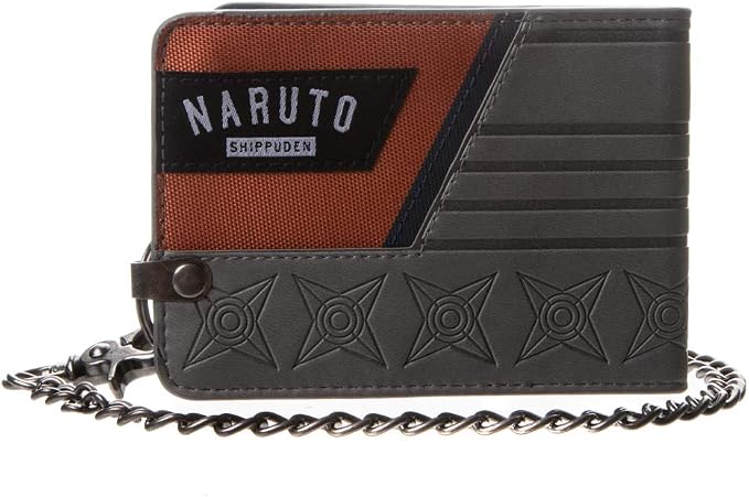 Naruto Hidden Leaf Village Bifold Wallet with Chain-zoom-4