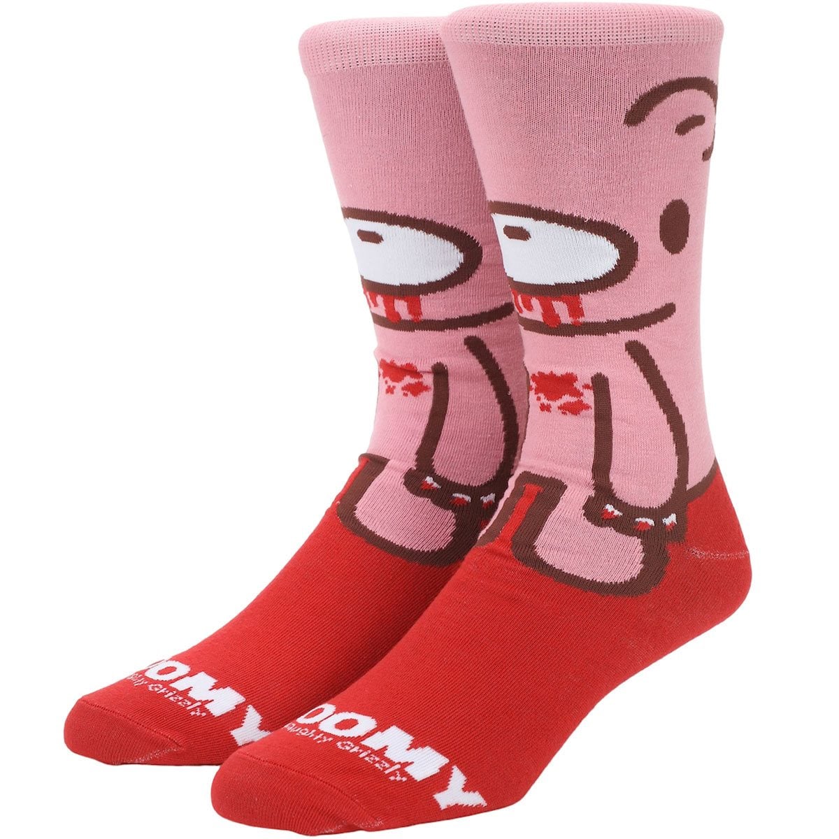 Gloomy Bear The Naughty Grizzly Animigos Men’s Crew Socks-zoom-1