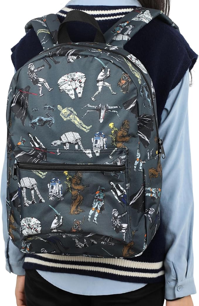 Bioworld Star Wars Multi Character AOP Adult 17" Laptop Backpack-zoom-6