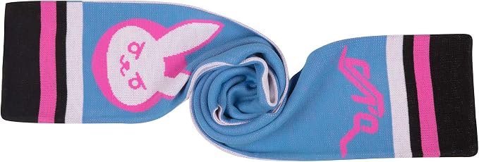 Overwatch scarf D.VA Bunny Logo 148x22cm white pink blue-1
