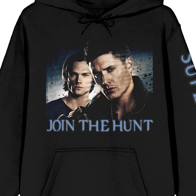 Bioworld Supernatural Join the Hunt Adult Black Graphic Hoodie