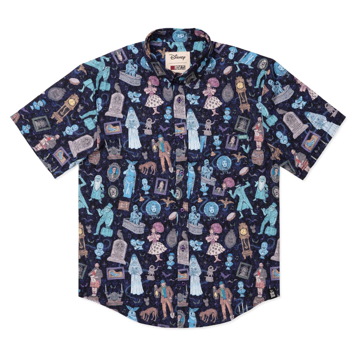 RSVLTS Disney's Haunted Mansion "Room for One More" – KUNUFLEX Short Sleeve Shirt-5